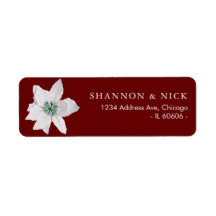 Navidades de puntos blancos devuelven etiquetas de