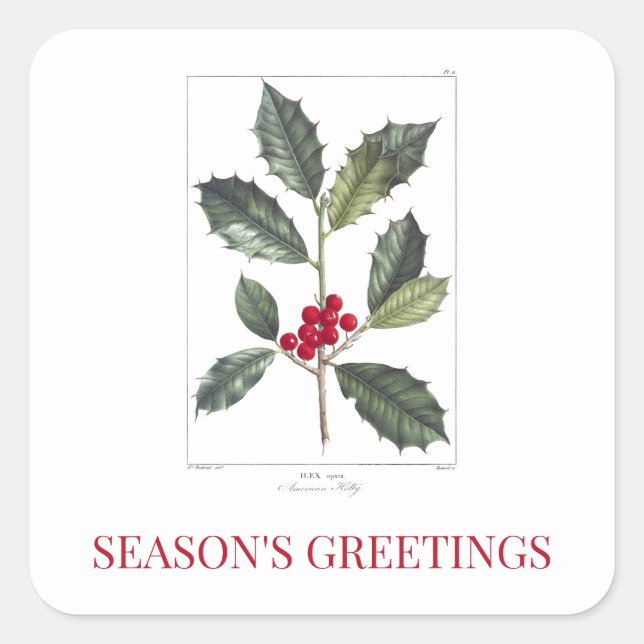 NAVIDADES DE REDOUTÉ PEGATINA SELLO PARA SOBRES DE (Anverso)