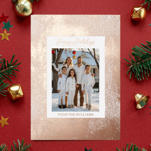 Navidades de Relieve metalizado moderno plantilla