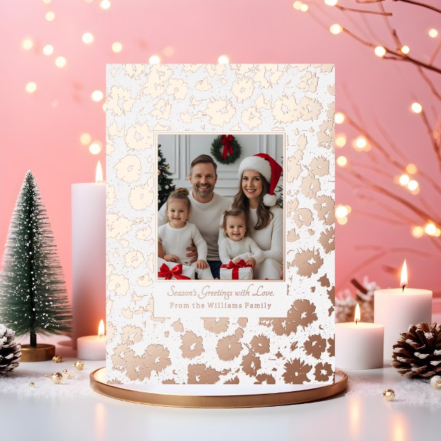 Navidades de Relieve metalizado Plantilla de tarje (Subido por el creador)