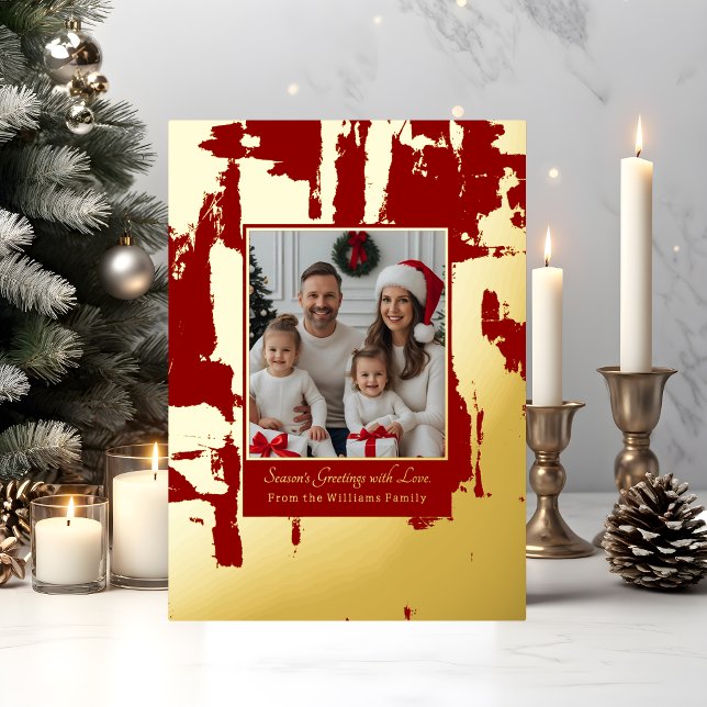 Navidades de Relieve metalizado Tarjetas Plantilla (Subido por el creador)