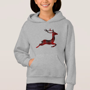 Navidades de renos de Red Plaid