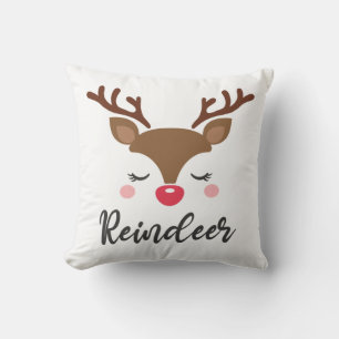 Navidades de renos lanzan almohada