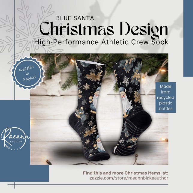 Navidades de Santa Azul diseñan calcetines de trip (Subido por el creador)