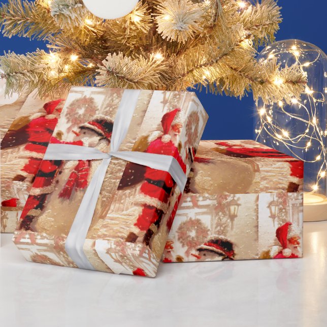 Navidades de Santa Claus de la época dan papel de  (Vacaciones)