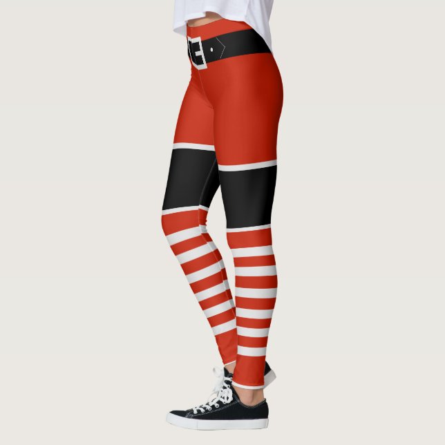 Navidades de Santa Claus Leggings son divertidos (Izquierda)