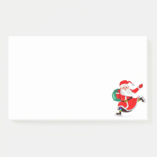 Navidades de Santa Claus Notas Post-it® (Anverso)