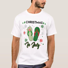 Navidades De Santa Flip En Verano De La Camiseta D