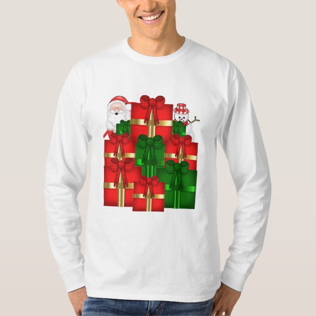 Navidades de Santa Holiday con camiseta (Anverso)