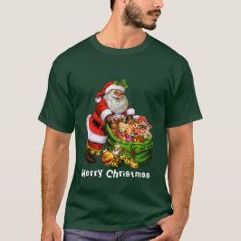 Navidades de Santa Holiday con camiseta