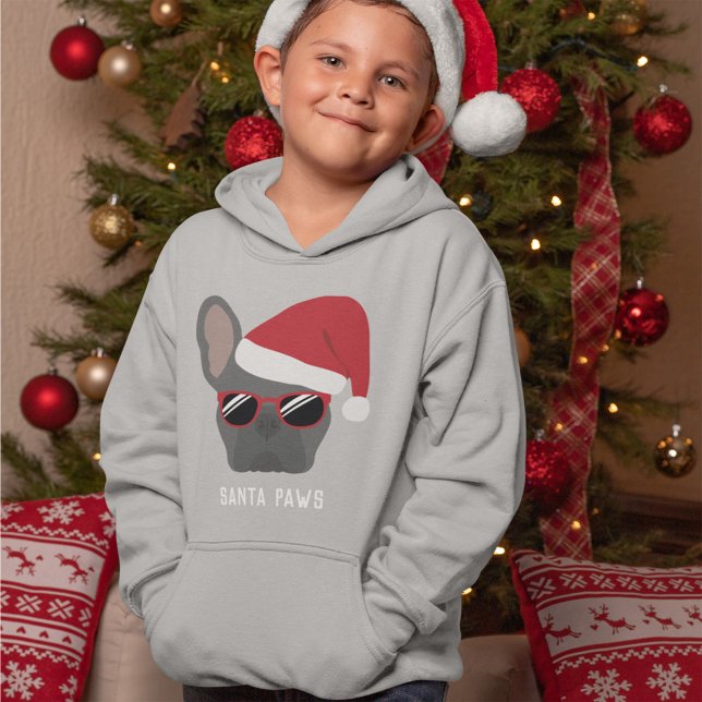 Navidades de Santa Paws Bulldog azul francés (Subido por el creador)