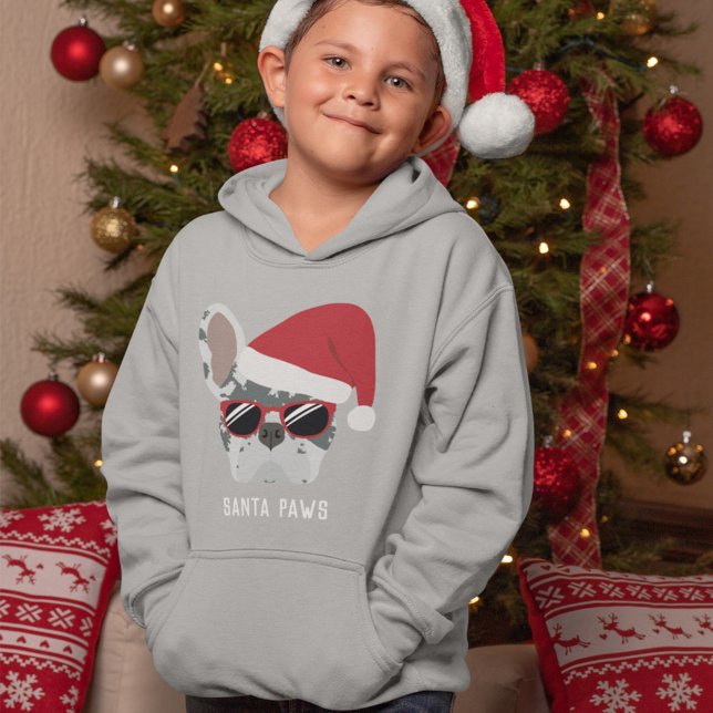 Navidades de Santa Paws Bulldog francés Blue Merle (Subido por el creador)