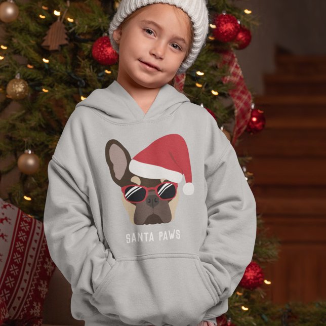 Navidades de Santa Paws Bulldog francés Brown y Ta (Subido por el creador)