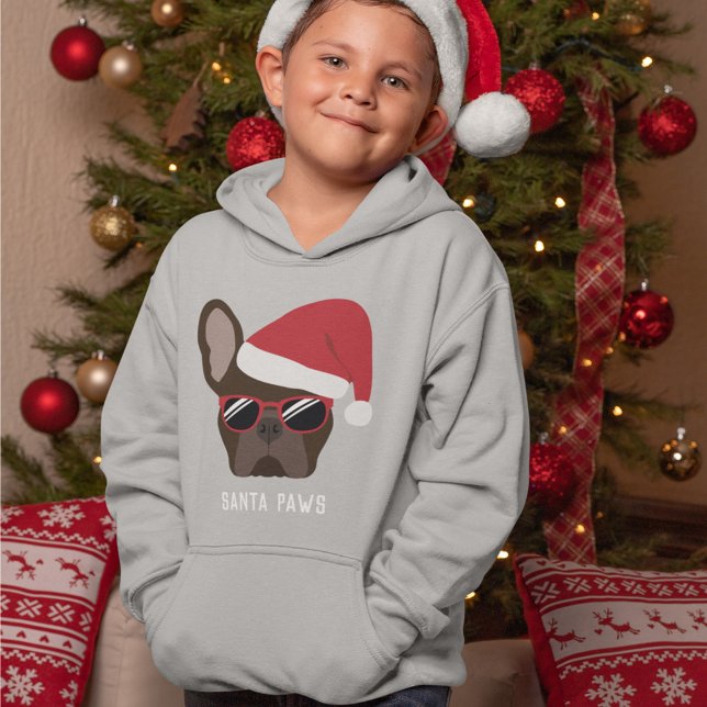 Navidades de Santa Paws Bulldog francés marrón (Subido por el creador)