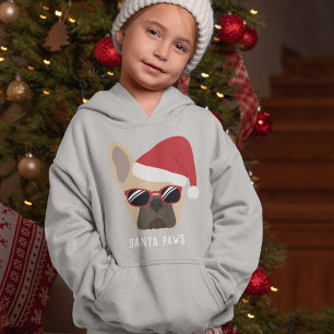 Navidades de Santa Paws encienden el Bulldog franc