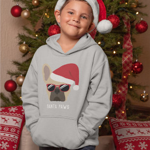Navidades de Santa Paws encienden el Bulldog franc