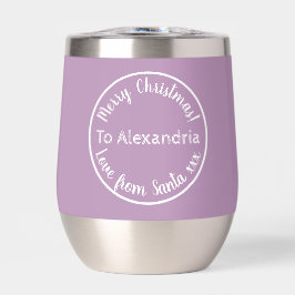 Navidades De Santa Personalizada Purple Lilac