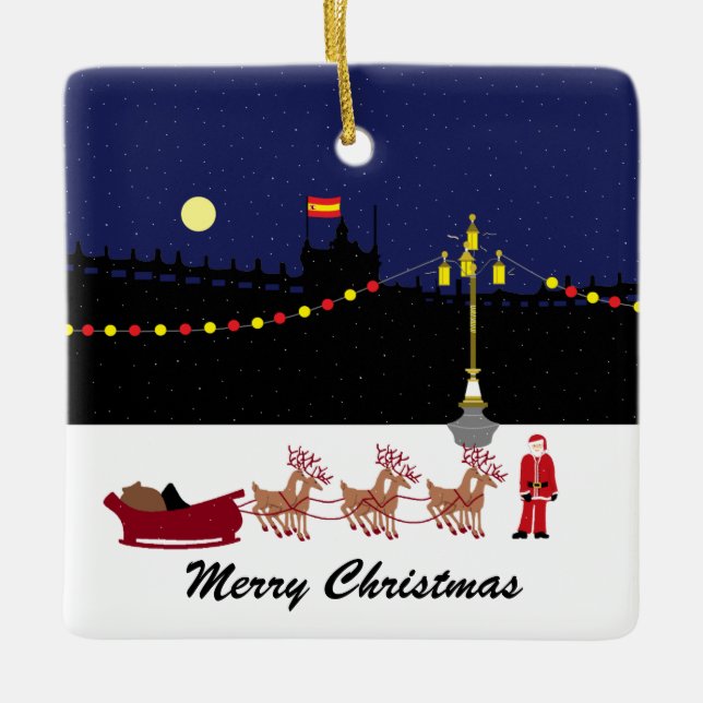 Navidades De Santa Sede De Madrid Ornamento Cerámi (Anverso)