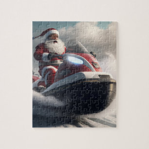 NAVIDADES DE SANTA SNOWMOBILE JIGSAW PUZZLE