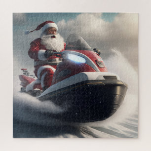 NAVIDADES DE SANTA SNOWMOBILE JIGSAW PUZZLE
