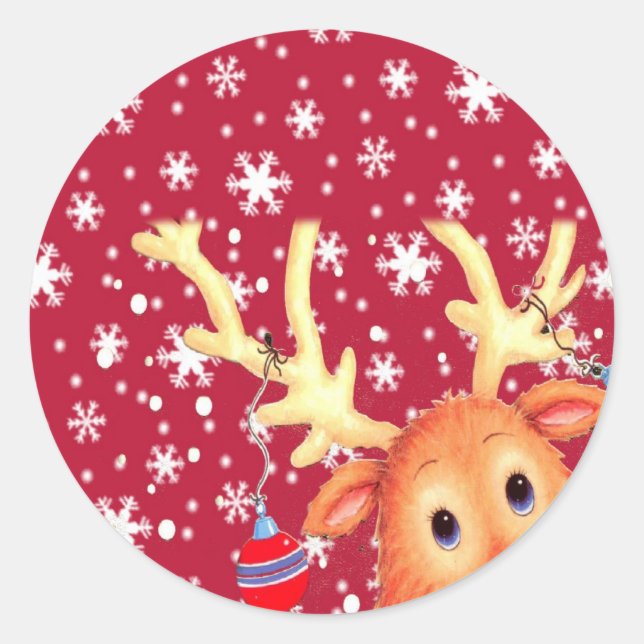 Navidades de sello para sobres de Holiday Santa pe (Anverso)