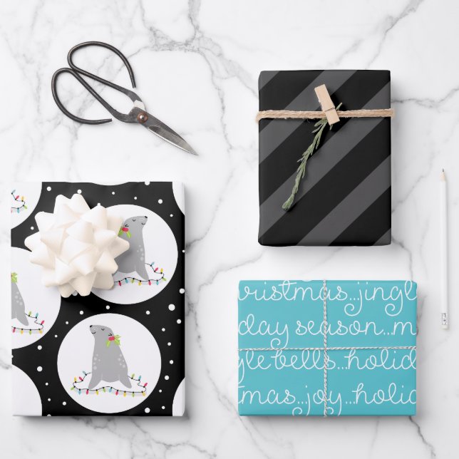 Navidades de sellos de corte de hojas de papel de  (Anverso)