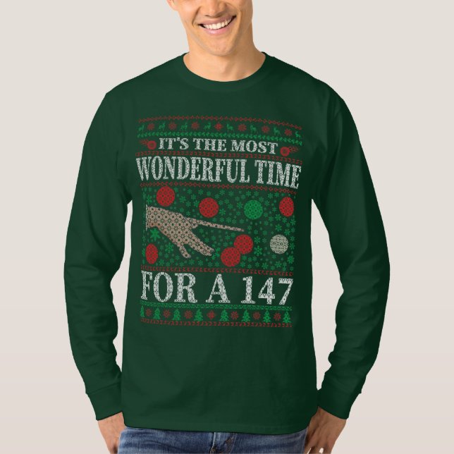 Navidades DE SNOOKER FUNNY CITA A UGLY SWEATER (Anverso)