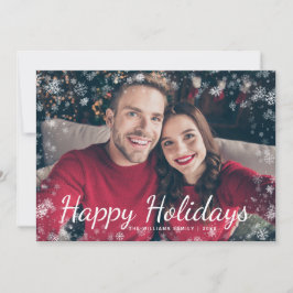 Navidades de Snow Happy Holidays