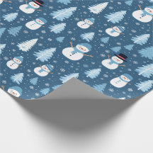 navidades de snowman azules regalo papeles para en