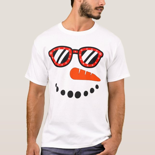 Navidades De Snowman Camisetas Para Hombres Mujere (Anverso)