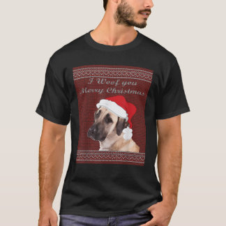 Navidades de suéter feo de perro pastor de Anatoli