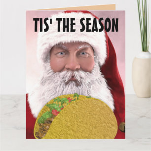 NAVIDADES DE TACO SANTA TARJETAS DE RECIBIMIENTO D