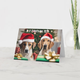 Navidades de tarjetas de felicitación dobladas Tar