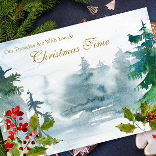 Navidades de tarjetas de simpatía   Navidades Wood