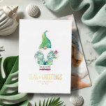 Navidades de tarjetas de vacaciones en la arena<br><div class="desc">Envíe cálidos deseos desde la costa con esta tarjeta de vacaciones de Mares y Saludos - perfecta para celebrar a los Navidades en julio de 2025 o para difundir alegría durante su temporada navideña en Florida. Con mi adorable arte acuático original de Santa en una camisa tropical, pantalones cortos y...</div>