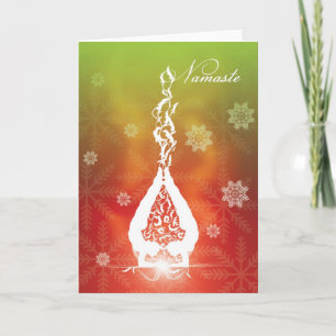 Navidades de tarjetas Yoga