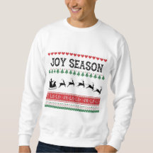 Navidades de temporada de alegría suéter