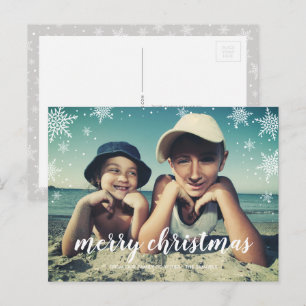 Navidades de temporada de Snowflake - Postales de 