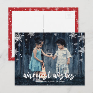 Navidades de temporada de Snowflake - Postales de 