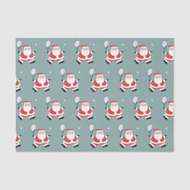 Navidades de tenis Papel de té de vacaciones (Anverso)