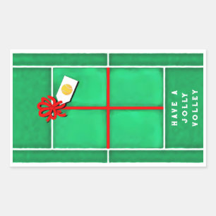 Navidades de tenis Pegatinas de regalo de vacacion