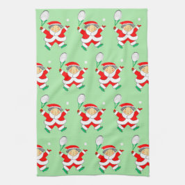 Navidades de tenis toalla de cocina