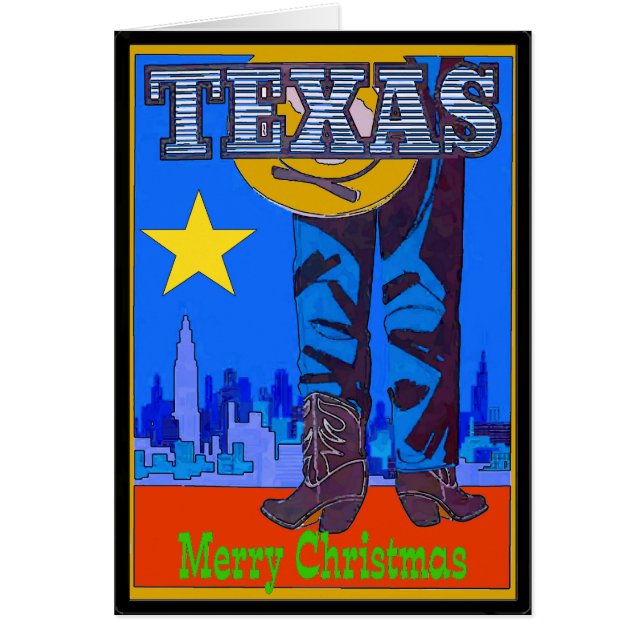 Navidades de Texas Cowboy (Frente)