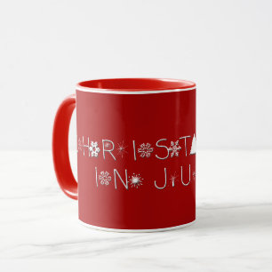 Navidades de tipografía con copas de nieve en juli