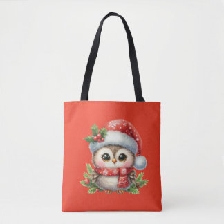 Navidades de Totebag Owl - Bolsa de tótem de todo 