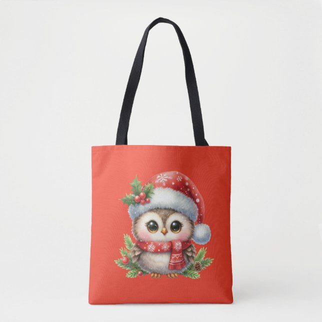 Navidades de Totebag Owl - Bolsa de tótem de todo  (Anverso)