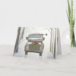 Navidades de un soldado ・ Tarjeta de vacaciones