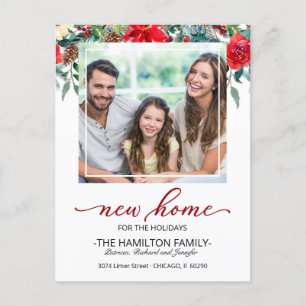 Navidades de vacaciones mudando foto de Invitación