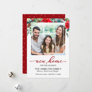 Navidades de vacaciones mudando foto de Invitación