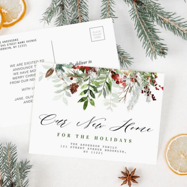 navidades de vacaciones mudándose nueva invitación (Subido por el creador)